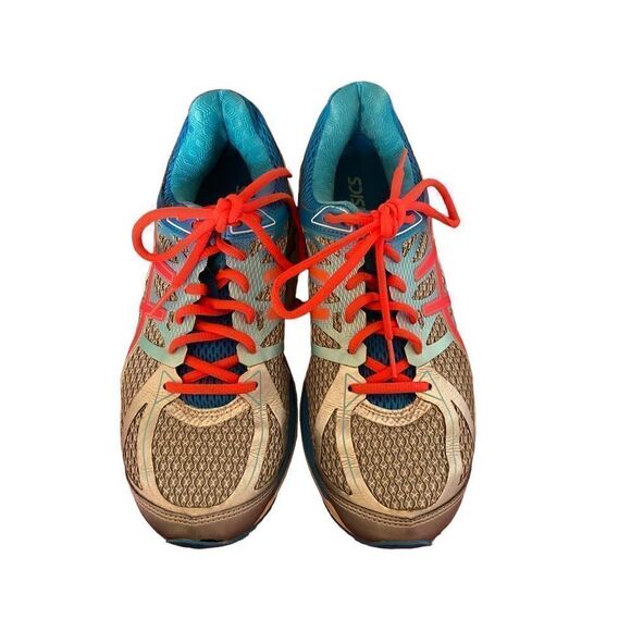 ASICS women’s gel cumulus 17, gray and blue running shoes size 9  - Picture 2 of 7